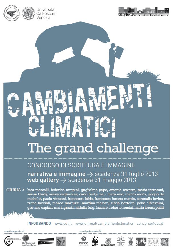 locandina cambiamenti climatici