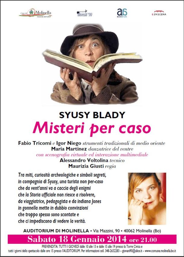 Locandina spettacolo misteri per caso