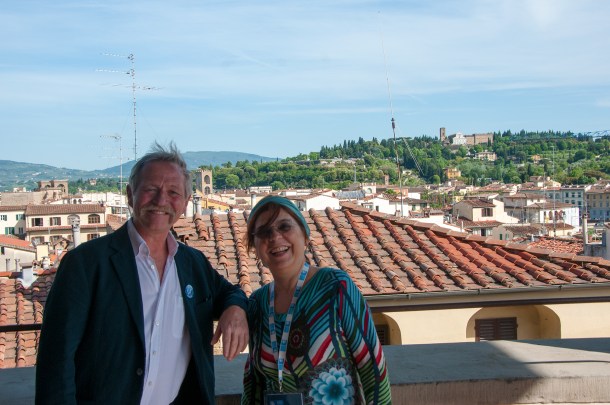 Syusy e José Bové a Firenze