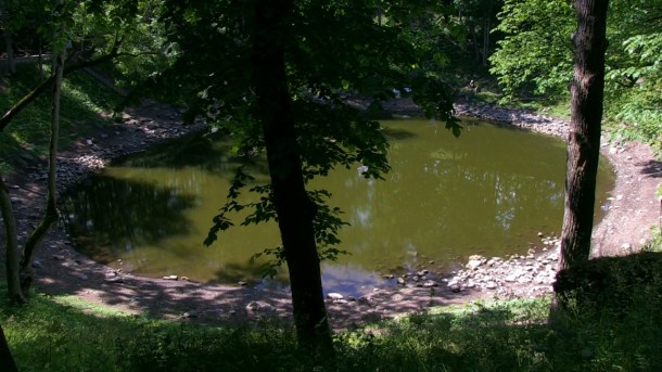 Il lago Kali a Saaremaa