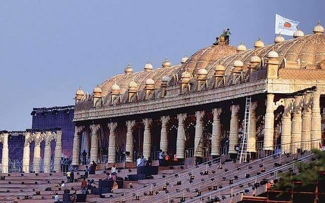 Il palco del Festival, Nuova Delhi
