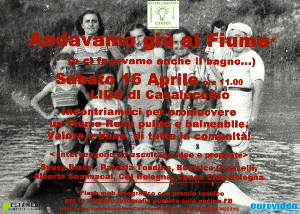 Locandina Andavamo giù al fiume