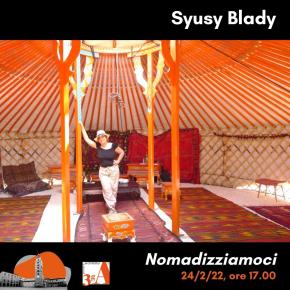 La yurta di Syusy in piazza a&nbsp;Pistoia